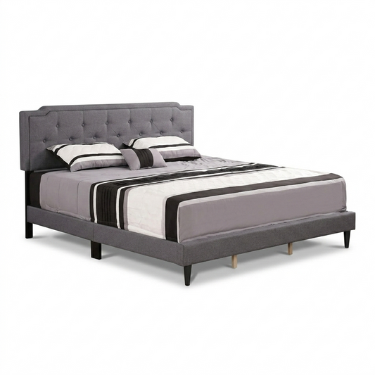 Complete Bed Set – 11" Mattress + 6" Box Spring + Wooden Frame