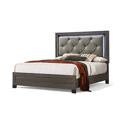 Complete Bed Set – 11" Mattress + 6" Box Spring + Wooden Frame