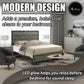 Complete Bed Set – 11" Mattress + 6" Box Spring + Wooden Frame