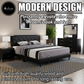 Complete Bed Set – 11" Mattress + 6" Box Spring + Wooden Frame