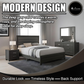 Complete Bed Set – 11" Mattress + 6" Box Spring + Wooden Frame