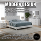 Complete Bed Set – 11" Mattress + 6" Box Spring + Wooden Frame
