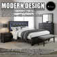 Complete Bed Set – 11" Mattress + 6" Box Spring + Wooden Frame