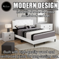 Complete Bed Set – 11" Mattress + 6" Box Spring + Wooden Frame