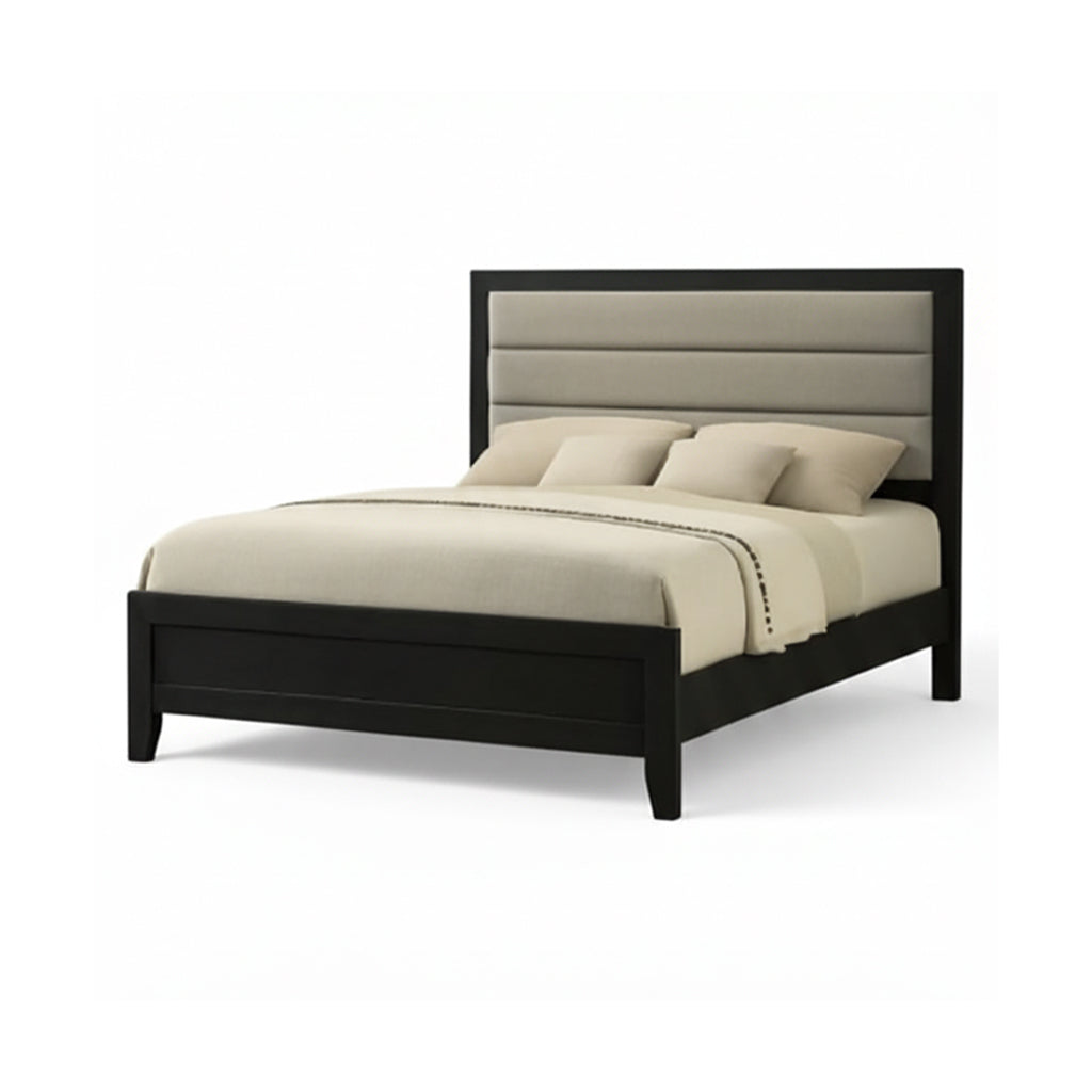 Complete Bed Set – 11" Mattress + 6" Box Spring + Wooden Frame