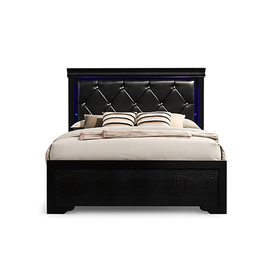 Complete Bed Set – 11" Mattress + 6" Box Spring + Wooden Frame