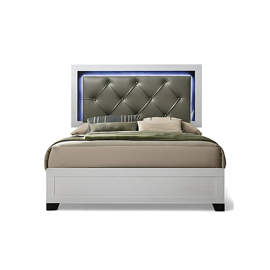 Complete Bed Set – 11" Mattress + 6" Box Spring + Wooden Frame