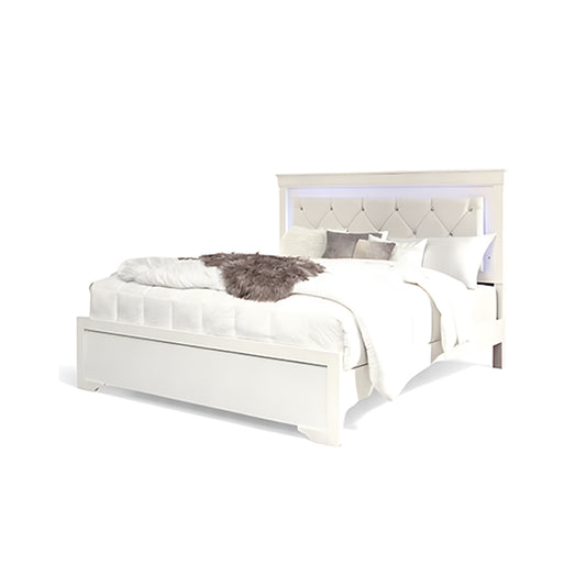 Complete Bed Set – 11" Mattress + 6" Box Spring + Wooden Frame